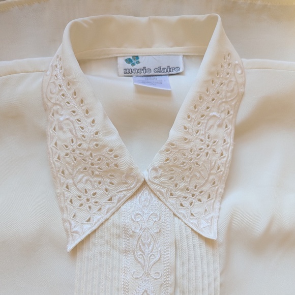 Vintage white blouse - Picture 3 of 10